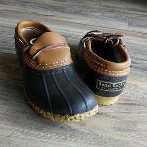 LL Bean Boots Rubber Moc **Run LARGE**